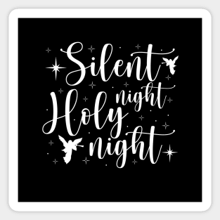 Silent Night Holy Night Sticker